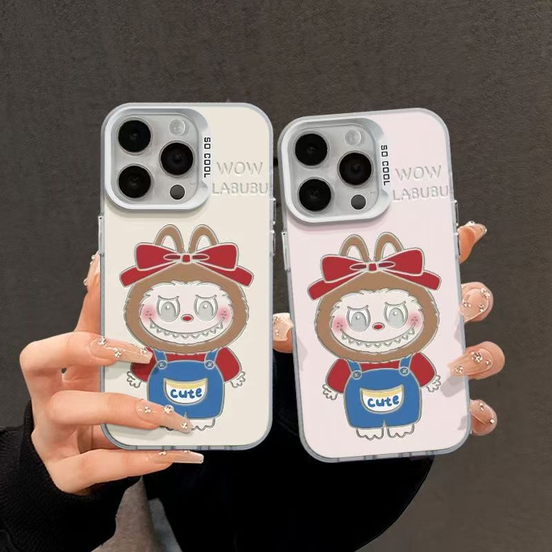 蝴蝶结拉布布新年适用苹果手机壳iPhone12Promaxxr/xs卡通7/8PLUS
