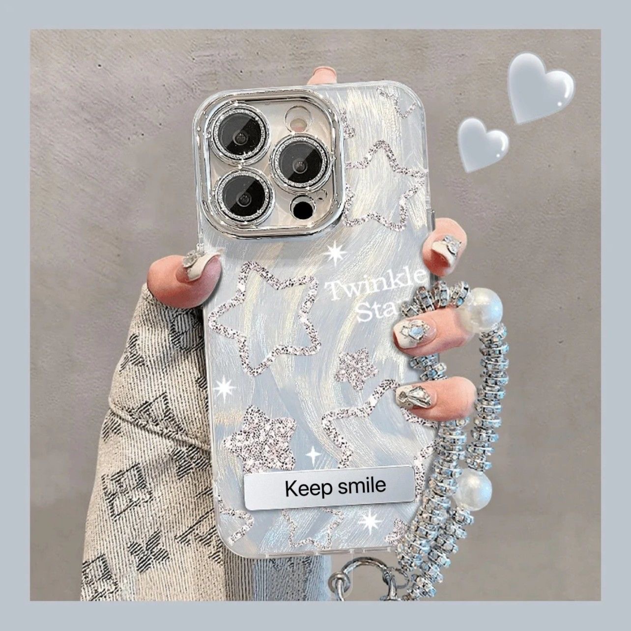 闪闪的星星适用苹果17Promax手机壳IMD感IP16闪粉精孔15防摔14/12