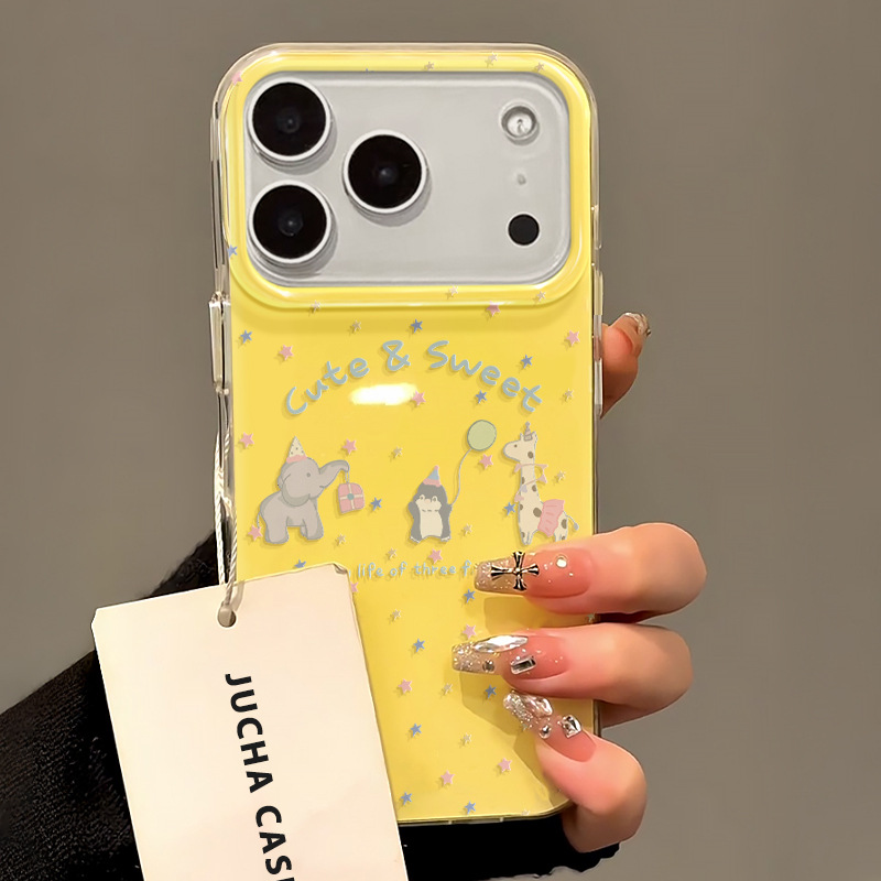 适用iPhone17Air手机壳可爱卡通新款14苹果16promax保护套防摔15