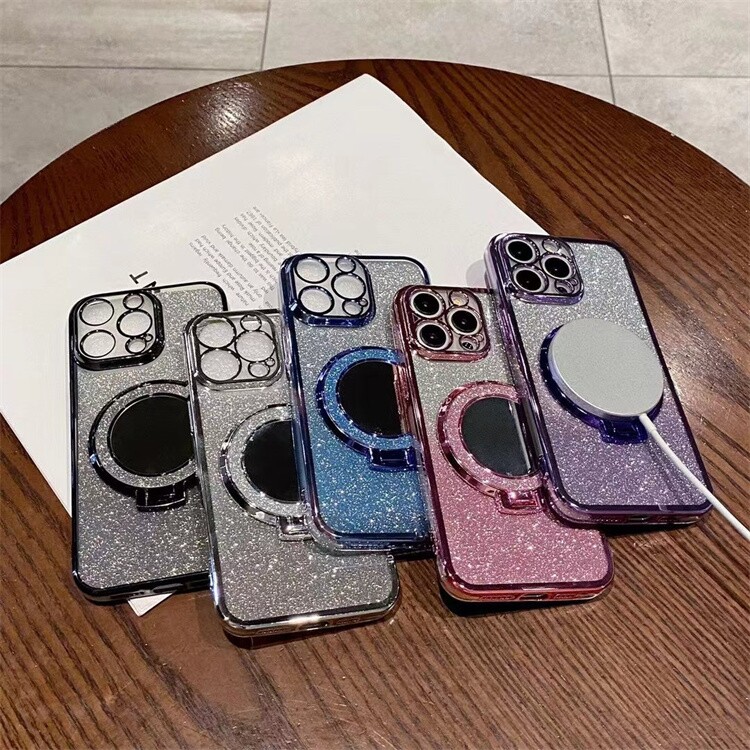 镜子磁吸支架适用VIVO X200 X90 IQOO13 X23 X30 Z9 X80 NOE9 X70 X100S PRO 手机壳批发 男电镀全包女保护透