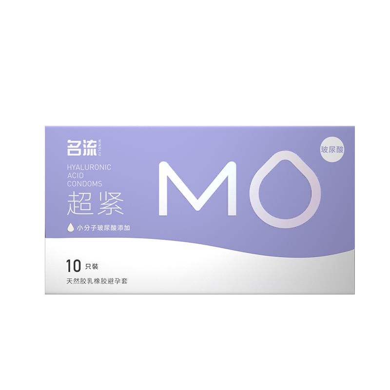 名流MO玻尿酸避孕套正品超薄旗舰店超小号裸入安全套套男女用003