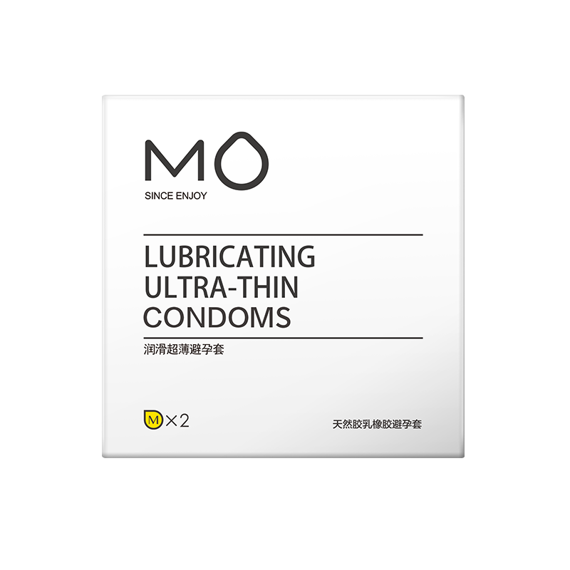 名流MO玻尿酸避孕套超薄2只*50盒润滑安全套成人用品酒店宾馆批发