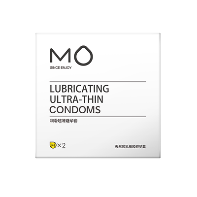 名流MO玻尿酸避孕套超薄2只*50盒润滑安全套成人用品酒店宾馆批发