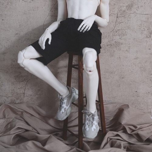 【现货】三万院长 BJD娃用家具3分4分叔原木色刷漆高脚凳椅子