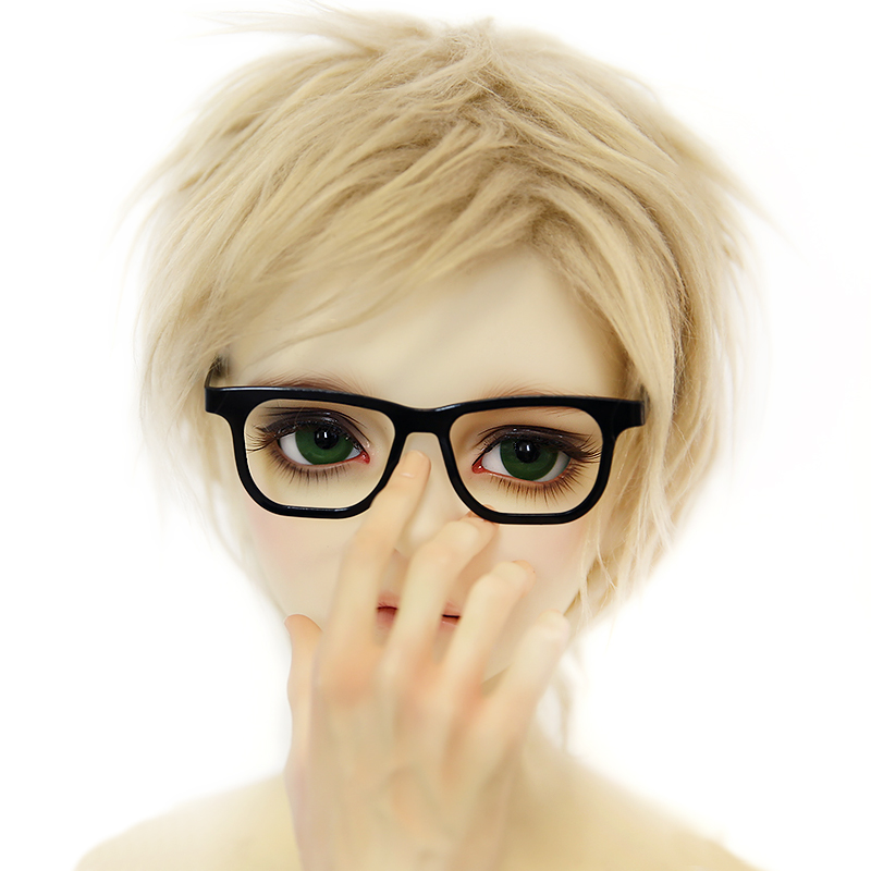 三娃院长bjd眼镜方框黑色3分4分