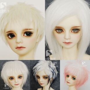 【满68包邮】三万院长 白色毛头 bjd假发叔3分4分6分8分12分sd娃