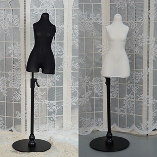 现货满68包邮 bjd配件 大力力人台包布黑色白色娃衣展示 三万院长