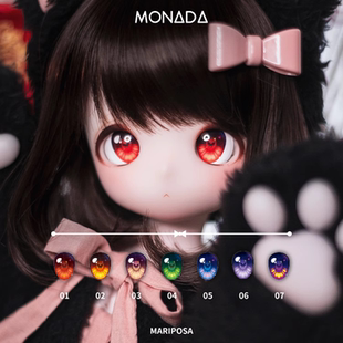【寄售喵井】MONADA蝴蝶 dd tf 二次元bjd玻璃眼片/眼珠 三分四分