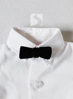 【满68包邮】BJD娃用 简易丝绒领结3分4分6分LUTS.DOD.AS.SD娃