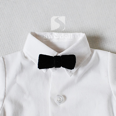 【满68包邮】BJD娃用 简易丝绒领结3分4分6分LUTS.DOD.AS.SD娃