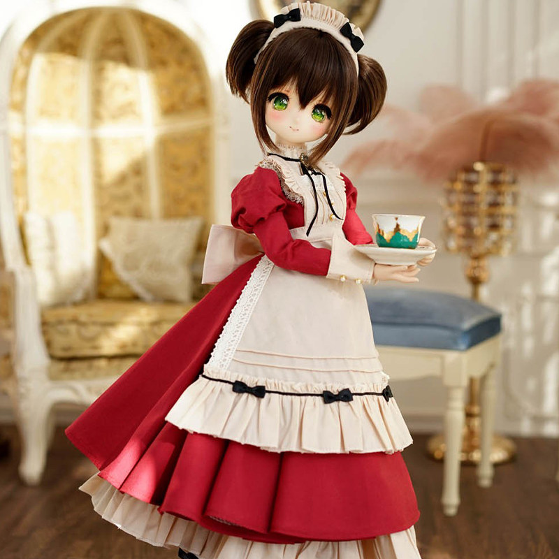 【三万院长】现货喵屋 小小女仆长SHDP会场 长裙女仆装4分bjd娃衣