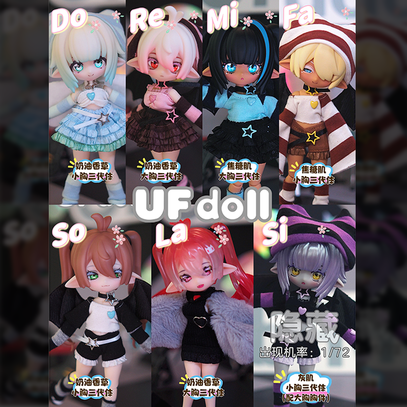 预售【UFdoll】BJD娃娃DoReMi乐队系列12分bjd盲盒人偶三万院长-封面