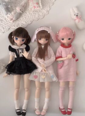 咔咔星球寄售 bjd娃鞋 azone/ob22 方头小皮鞋 多色小皮鞋 百搭款