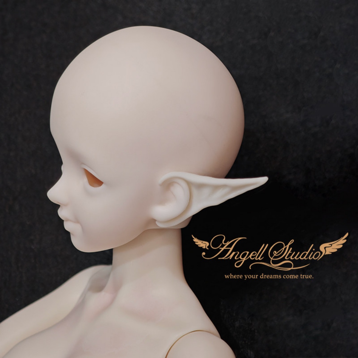 AS4分精灵耳(L)bjd娃娃配件