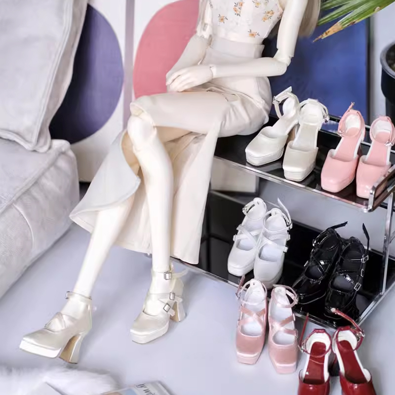 咔咔星球BJD娃鞋3分大女真丝