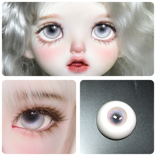 【流粼】bjd眼珠6分4分3分叔体寄售闪兔石膏眼仿玻璃眼三万院长