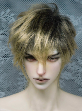 【满68包邮】三万院长 金色黄色系毛头bjd假发叔3分4分6分8分12分