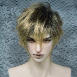 【满68包邮】三万院长 金色黄色系毛头bjd假发叔3分4分6分8分12分