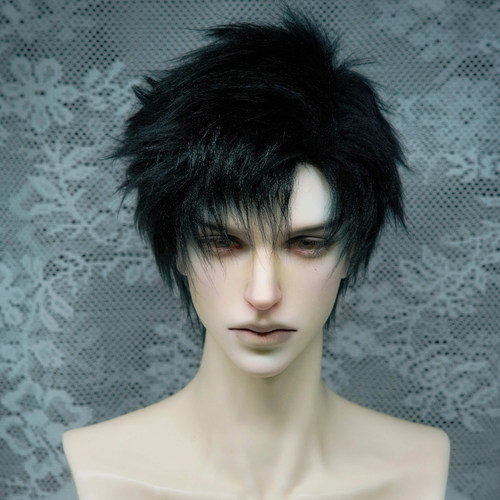 三万院长swdoll/黑棕毛头8分假发