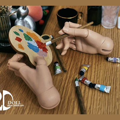 2ddollBJD娃娃关节手配件