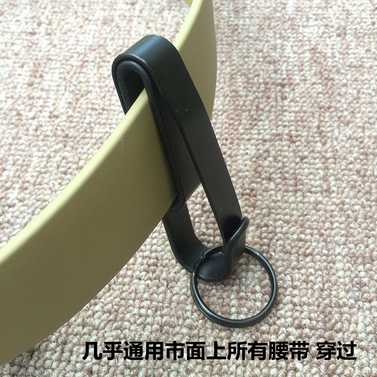 通用型大号不锈钢腰挂扣创意男士硬朗便捷汽车用钥匙扣简约钥匙圈