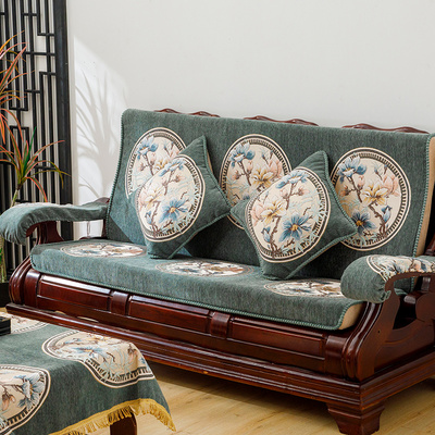 实木沙发垫靠背中式防滑