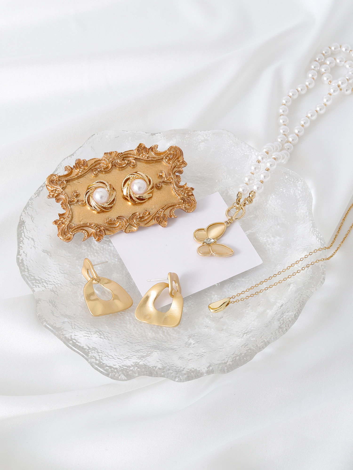 아트 유리 쥬얼리 트레이 랙 크리 에이 티브 쥬얼리 디스플레이 랙 귀걸이 귀걸이 랙 쥬얼리 보관함 사진 소품