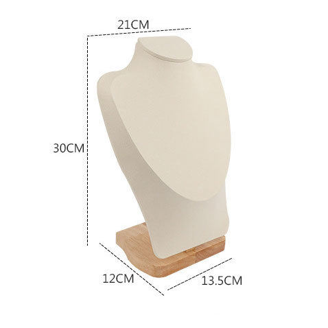 초상화 목 목걸이 디스플레이 스탠드 쥬얼리 카운터 스톨 모델 목 펜던트 선반 디스플레이 행거 쥬얼리 랙