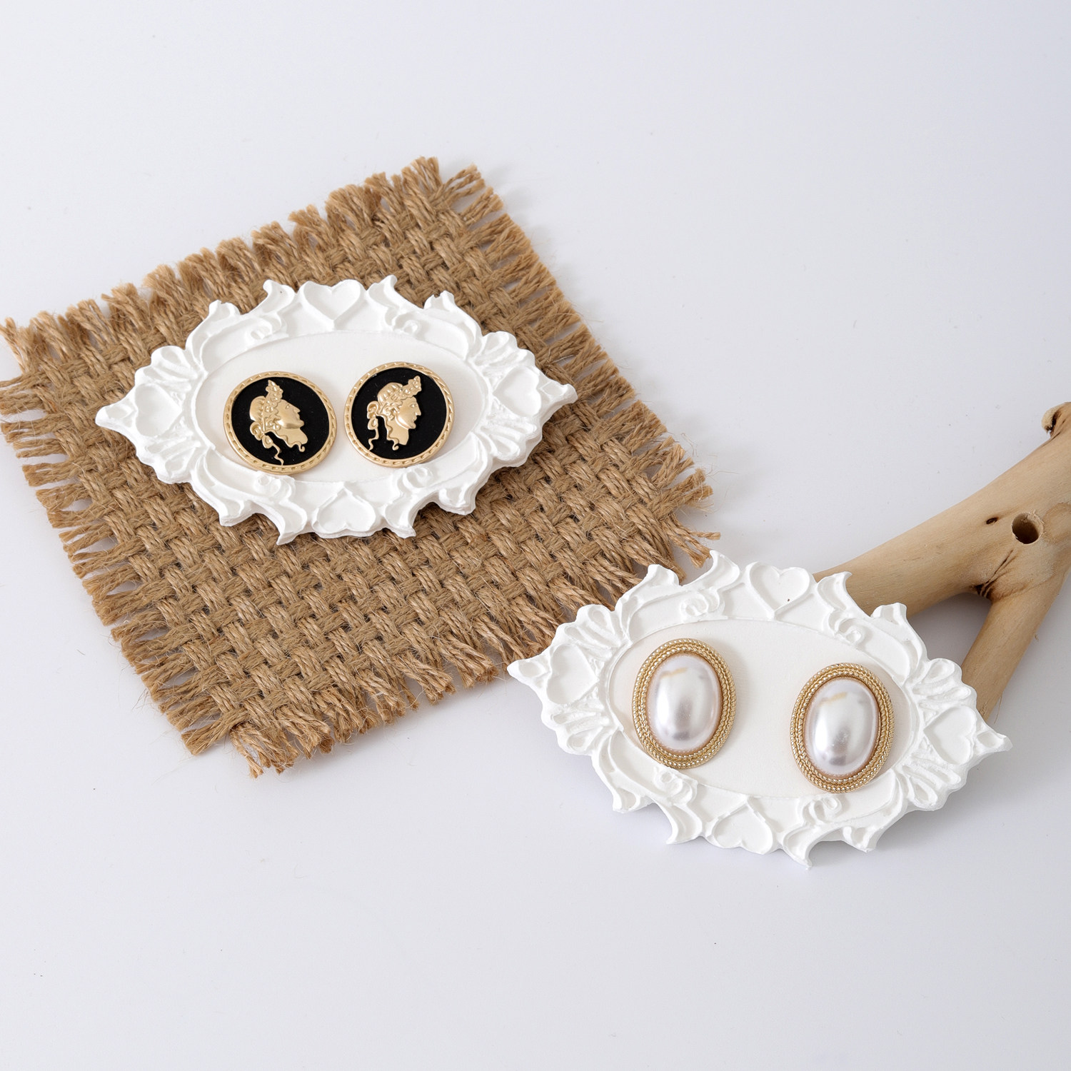 쥬얼리 랙 디스플레이 랙 상점 크리 에이 티브 석고 장식품 귀걸이 카드 랙 쥬얼리 디스플레이 사진 소품