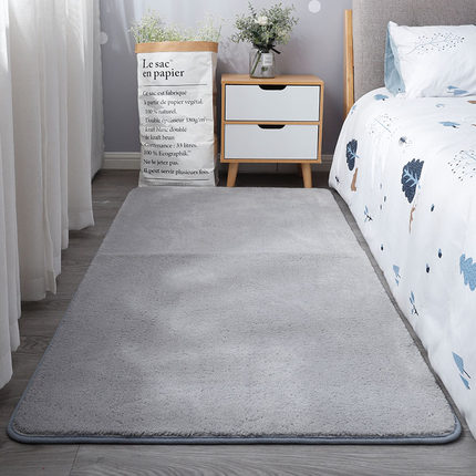 岚轩混纺儿童房床边地毯防滑隔凉