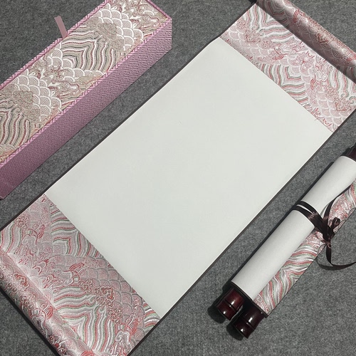 卷轴手写信超长空白卷轴手写diy材料生日表白礼物一米长信纸情书