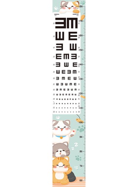 卡通身高墙贴纸装饰房间客厅墙贴