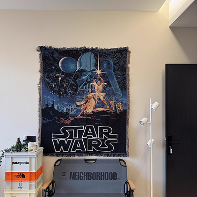 北欧沙发毯休闲毯科幻沙发巾披肩