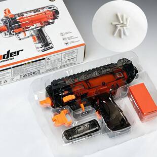 海绵软弹摔泡枪专用网红电动玩具枪三角洲行动mp7同款冲锋枪子弹