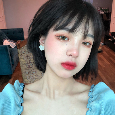 耳钉简约冷淡风爱心耳环女设计感小耳坠精致超仙气质网红耳饰爆款