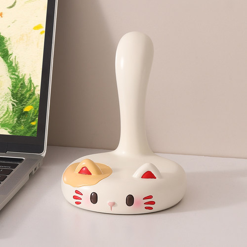 可爱猫咪手机支架桌面摆件解压