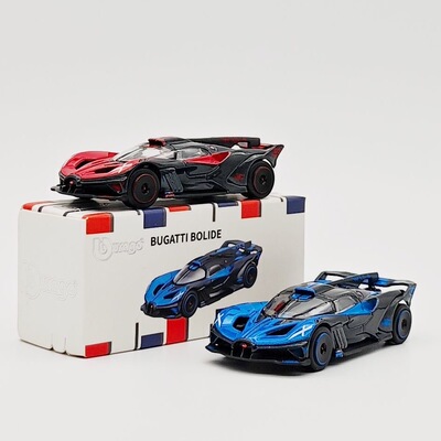 比美高1:64布加迪飞火流星Bolide小比例正版仿真合金汽车模型车