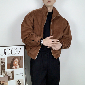 飞行员夹克棉服男冬夹棉外套棒球服空军2023厚春秋潮ins立领美式