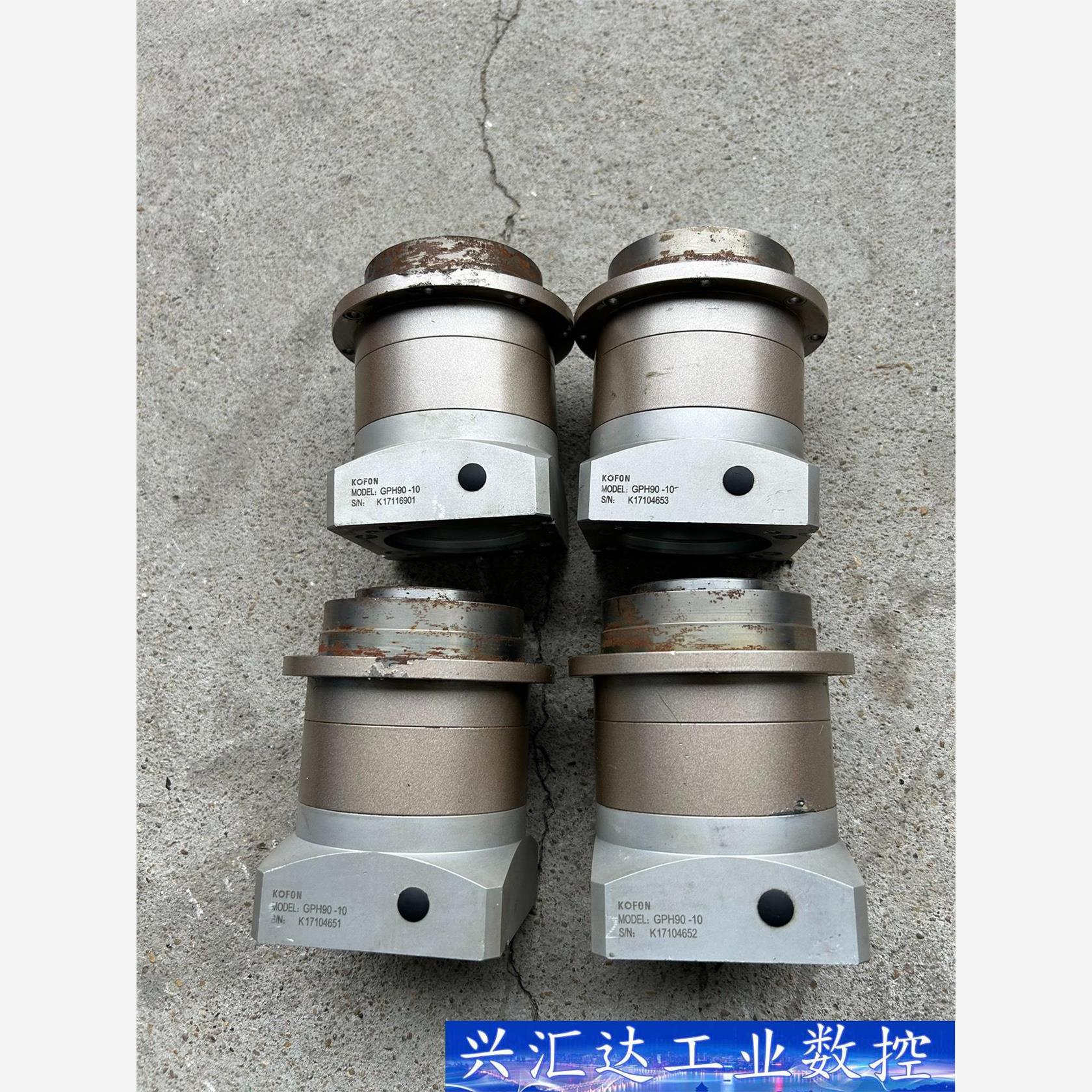 科峰圆盘式法兰输出减速机GPH90-10装配750瓦伺服电机 询价下单