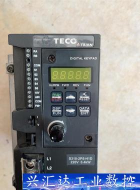 东元变频器，S310-2P5-H1D，功能包好，实物图片   询价下单