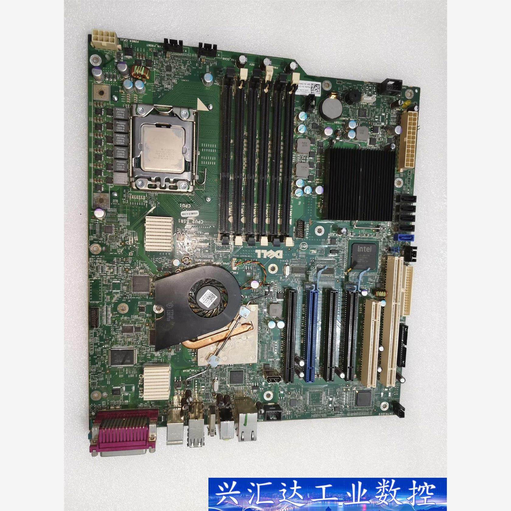 原装拆机DELL戴尔T5500工作站主板一张，带E5606C  询价下单