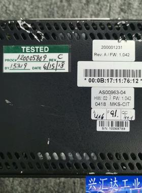 MKS INSTRUMENTS AS00963-04咨询议价