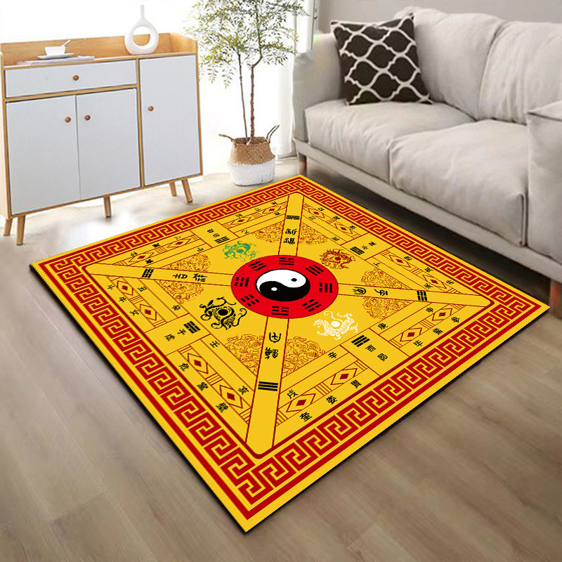 客厅中国风化纤不掉毛