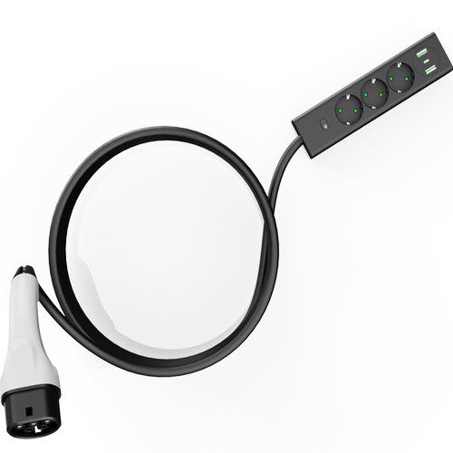 新能源车放电枪V2L对外放电排插比亚迪理想等通用露营摆摊排插