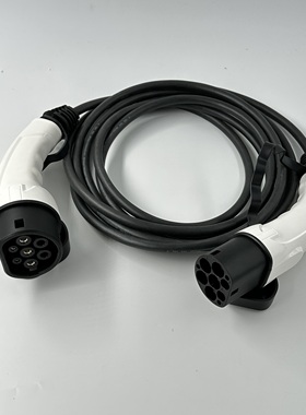 新能源汽车充电线缆5米专用延长线白色黑色