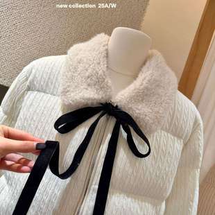 千金布拉妮Warm暖冬触感富家乖乖女丝绒蝴蝶结26039 OFFICIAL