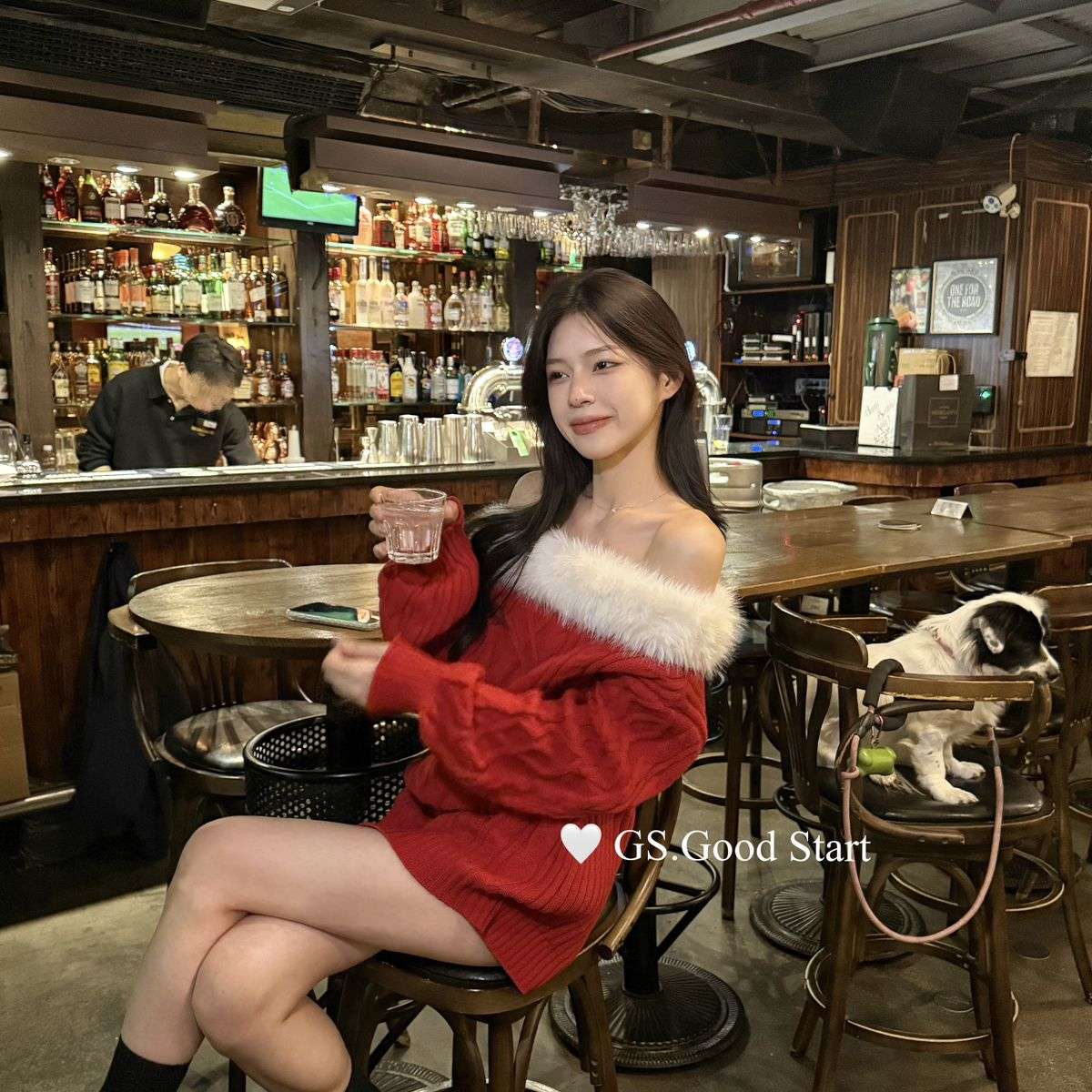 S.GOOD START-选～冬季气质纯欲毛领多穿法麻花针织保暖毛衣G7769