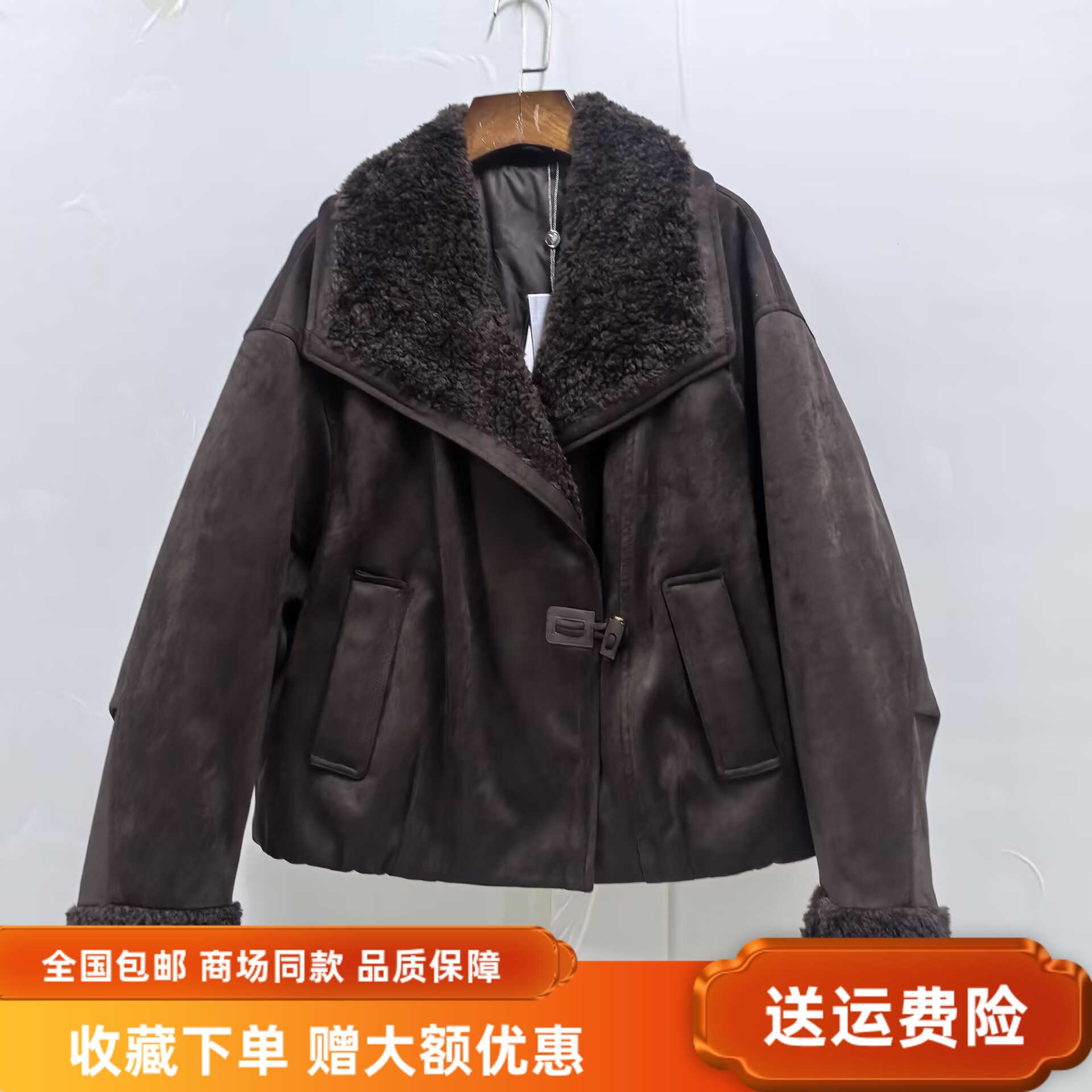 歌瑞莎G55Y988女新款休闲翻领白鸭绒加厚羽绒服短款冬装2025外套