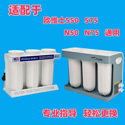 适配Always欧维士净水机9寸滤芯S50/105/N50净水器反渗透直饮滤芯