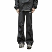 SPIRIT 系带阔腿直筒美式 伞兵工装 JEEP 裤